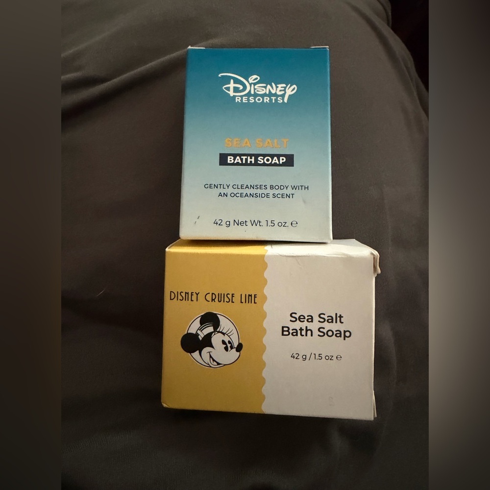 Disney Sea Salt Bath Soap - Blue & Gold Boxes